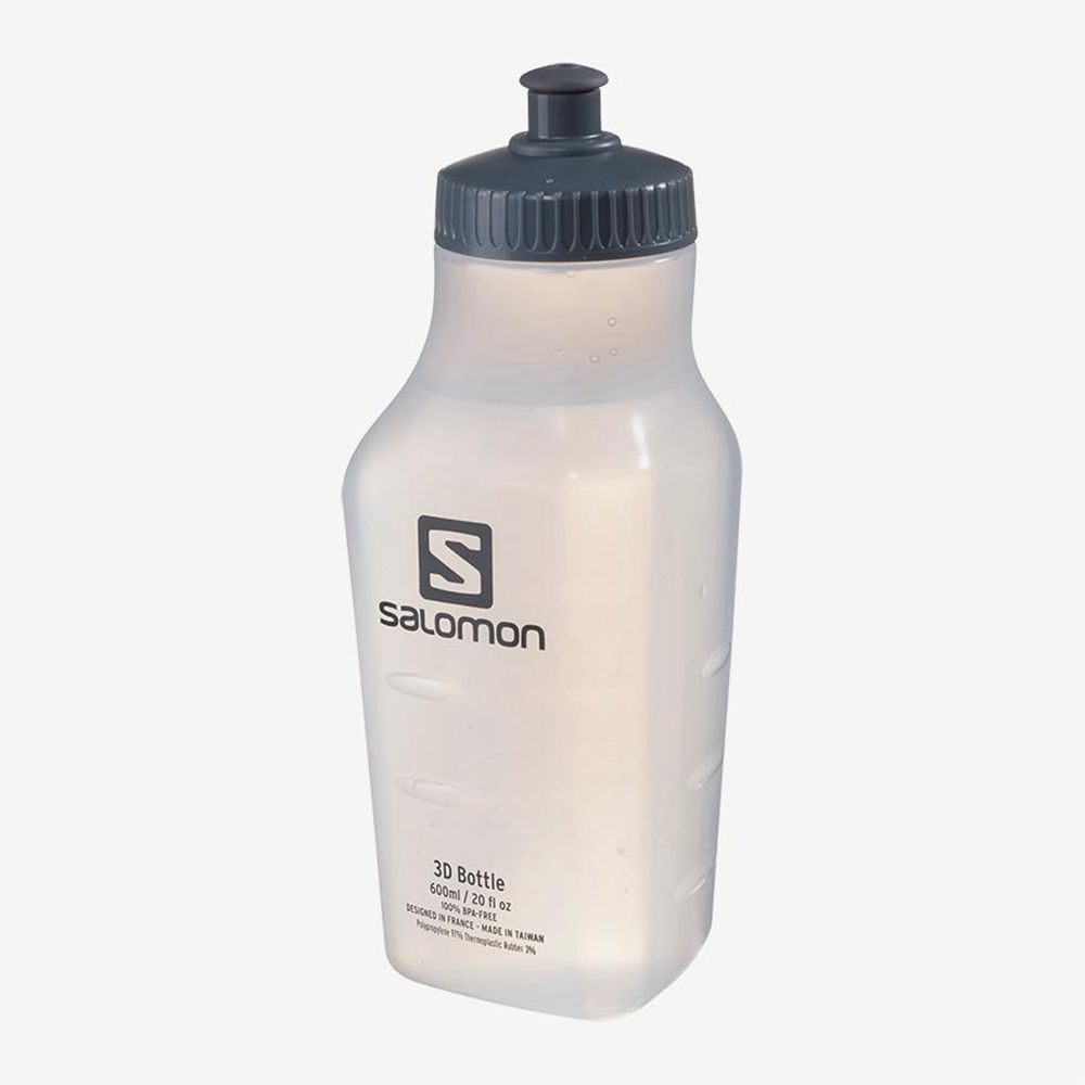 Salomon Israel 3D BOTTLE 600ML - Womens Trail Running Packs - White (KOTF-87532)